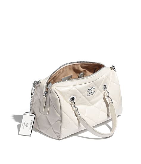 borsa chanel piccola rotonda|Borse Chanel in Pelle Bianco .